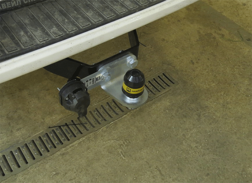 Фаркоп Motodor Great Wall Poer 2021 - н.в. (оцинкованный шар)(паспорт и сертификат в комплекте)(без электрики) 93109-FE