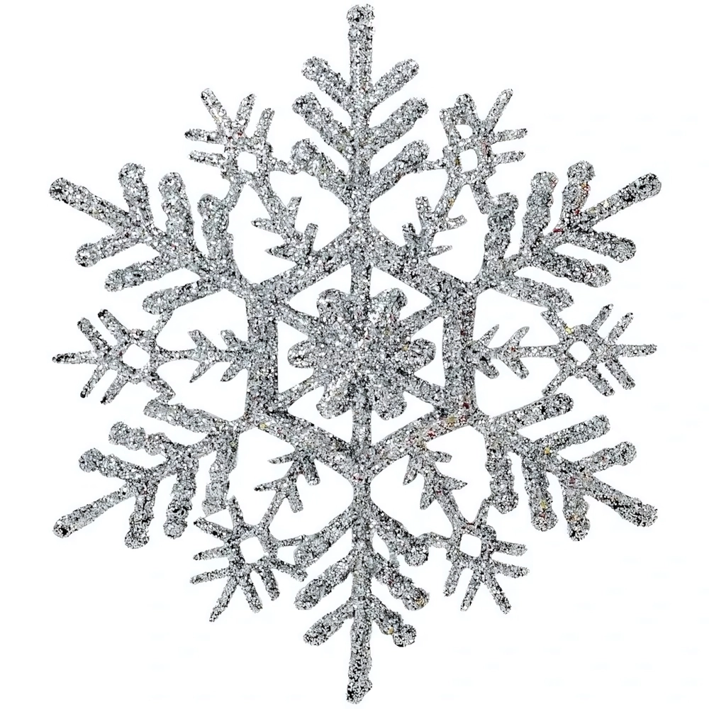 Ёлочное украшение Снежинки 3шт.10 см.