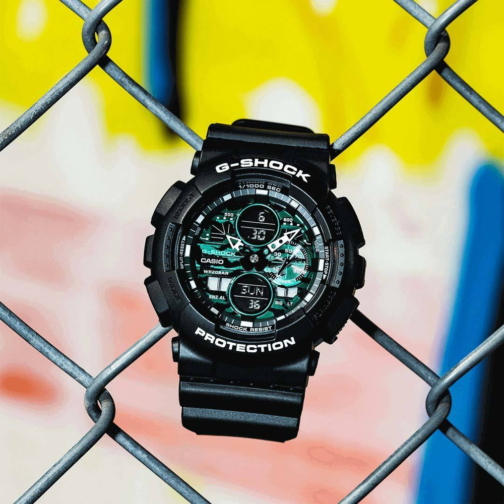 Японские наручные часы Casio G-SHOCK GA-140MG-1AER