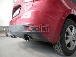 Фаркоп оцинкованный Galia M132A для Mazda 3 хетчбек 2014-(паспорт и сертификат в комплекте)(без электрики)