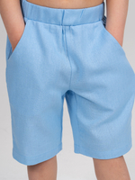 Костюм льняной с шортами