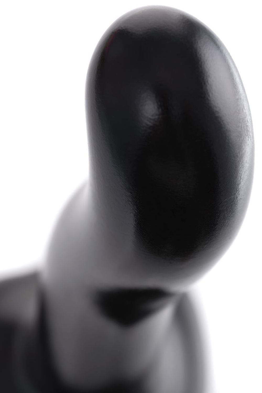 Черный стимулятор для пар P G-Spot Dildo Size L - 19 см.