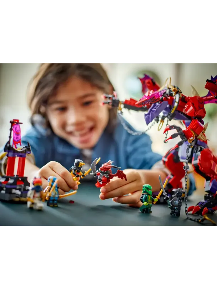 Конструктор NINJAGO 71832 Дракон хаоса с Громовым Клыком