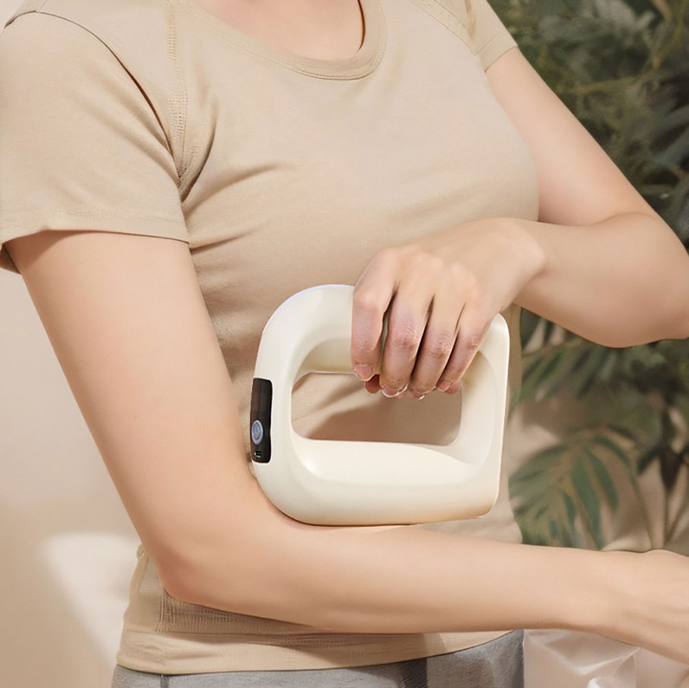 Массажер электрический для сжигания жира с ремнем, ЖК-дисплей