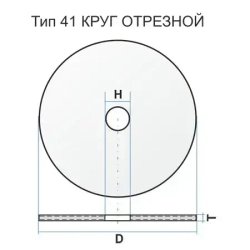 Круг отрезной по металлу 125х1.4х22,23 ( 25 шт ) Луга Абразив