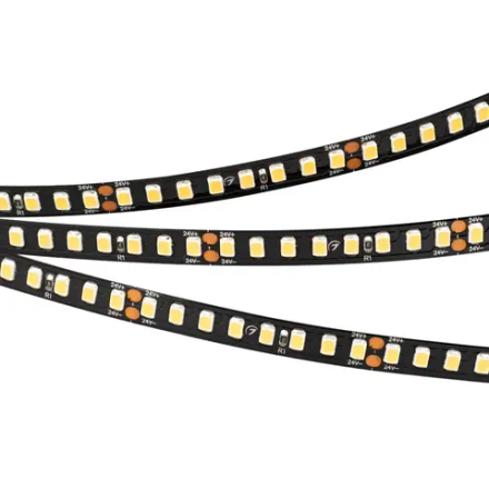 Светодиодная лента RT-5000-2835-160-24V Day4000 (Black 8mm, 12W/m, IP20) (Arlight, -) 029427(1)