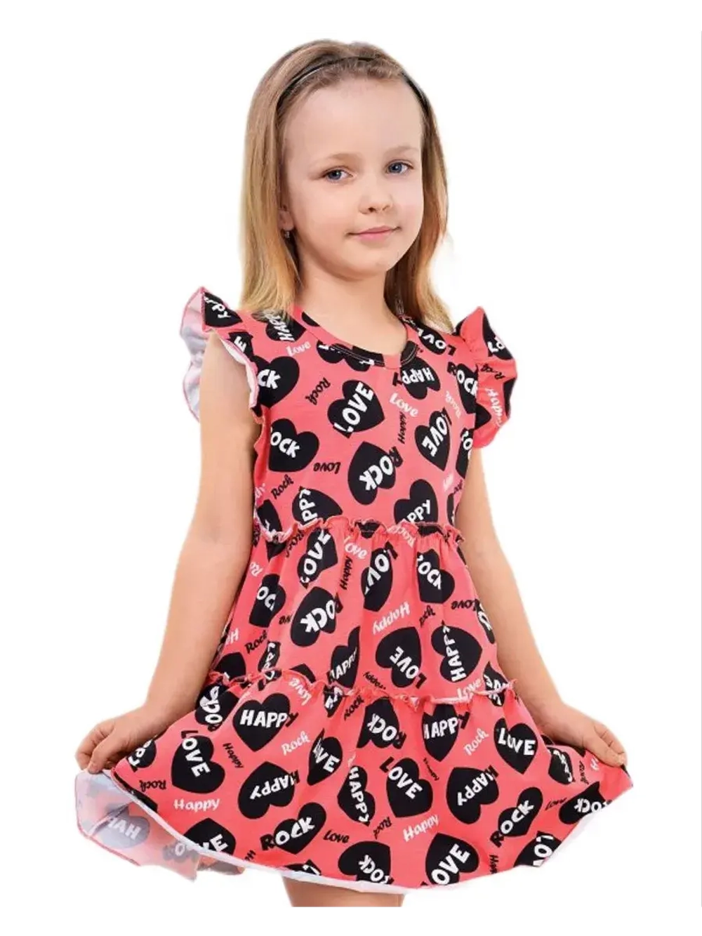 Платье для девочки хлопок