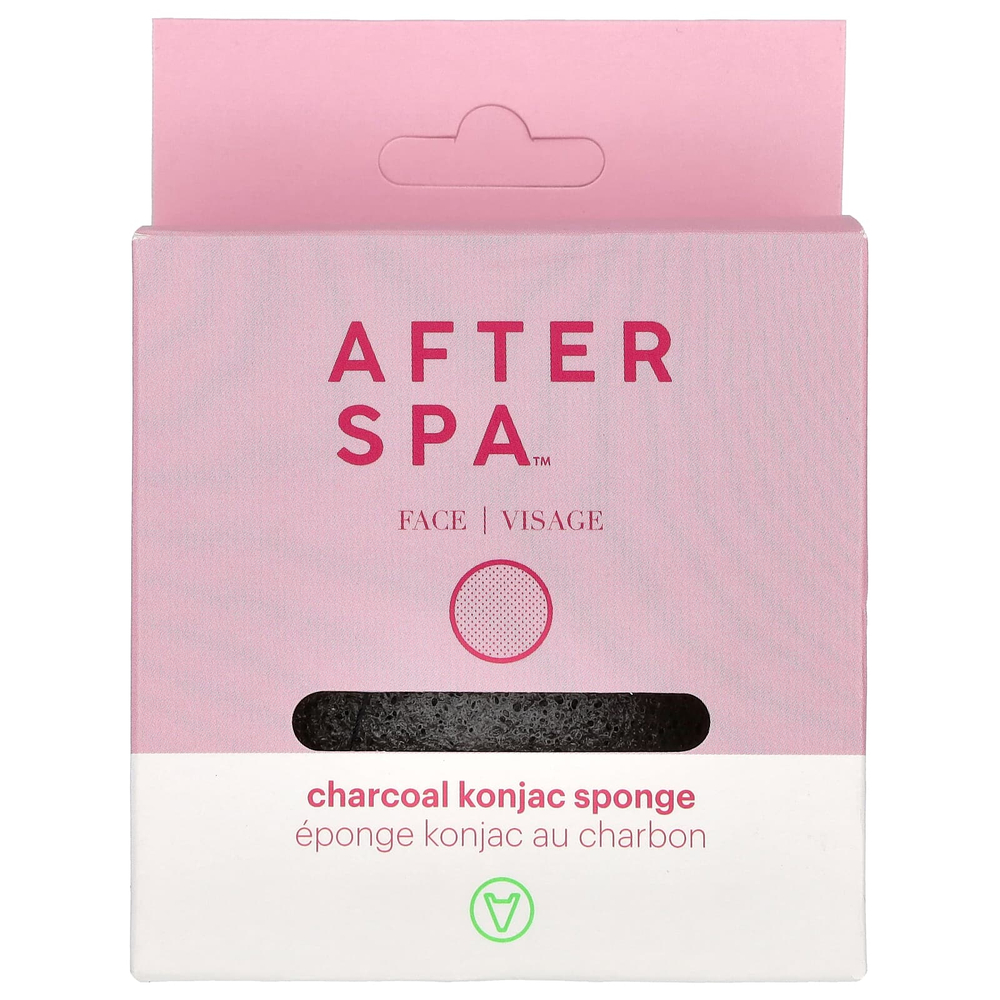 AfterSpa, спонж-конжак з древесным углем, 1 шт.
