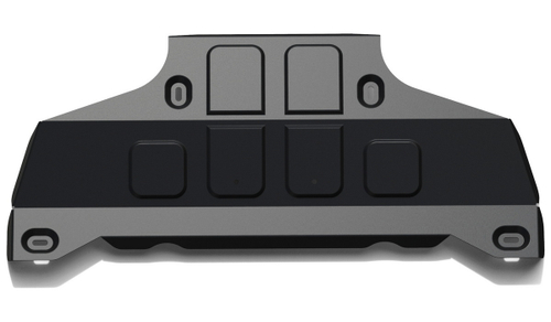 Защита КПП АвтоБроня для Mercedes-Benz Sprinter Classic (V - 2.1D) RWD 2013-2019 (устанавл-ся совместно с 111.03921.1), штампованная, сталь 1.8 мм, с крепежом, 111.03922.1