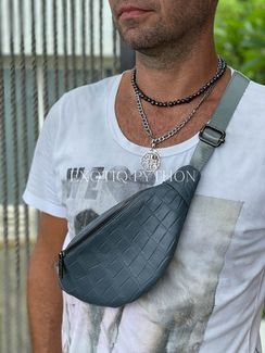 Поясная сумка из кожи крокодила BG-486