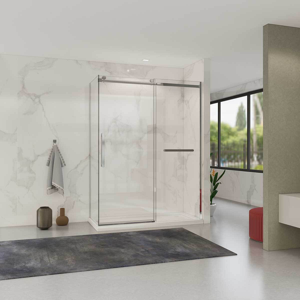 Душевой уголок Como Soft VSR-1CS1014CL, 1400*1000, хром, стекло прозрачное, , шт