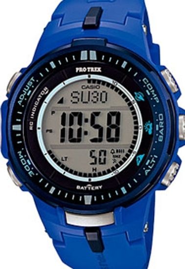 Мужские часы CASIO PRO TREK PRW-3000-2BER