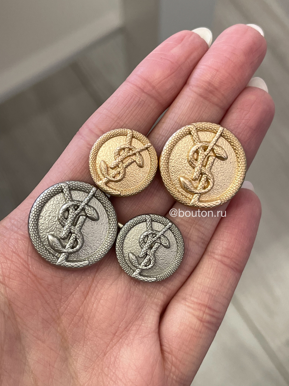 Пуговицы СЛ золото