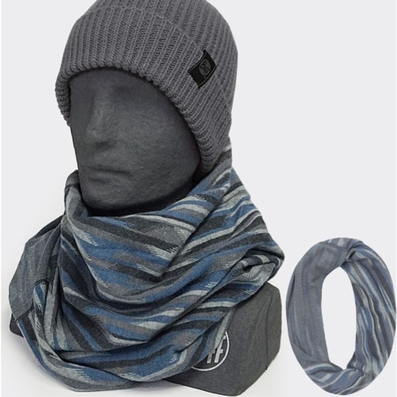 Тонкий шарф-снуд Buff Skil Real Teal Фото 1