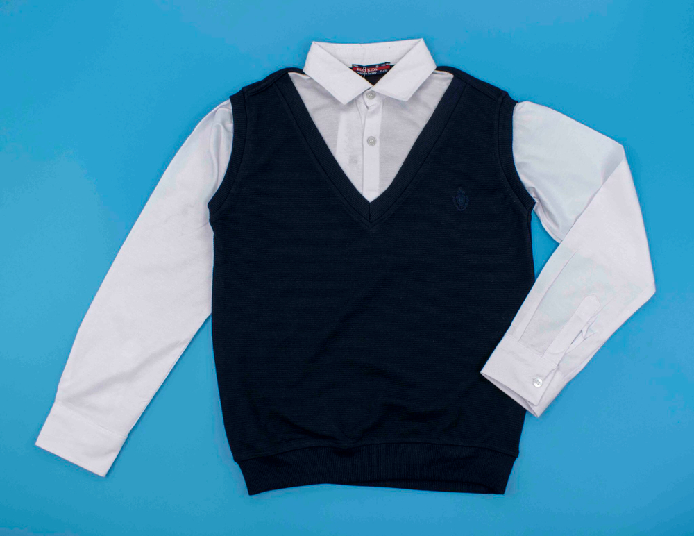 джемпер жилетка  "обманка"  BUCI" 4269