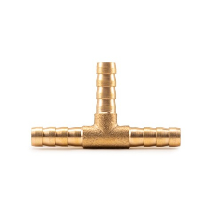 Тройник-соединитель латунный AERO ёлочка 6мм