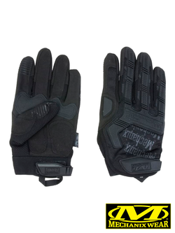 Перчатки полнопалые Mechanix M-Pact (реплика). Чёрный