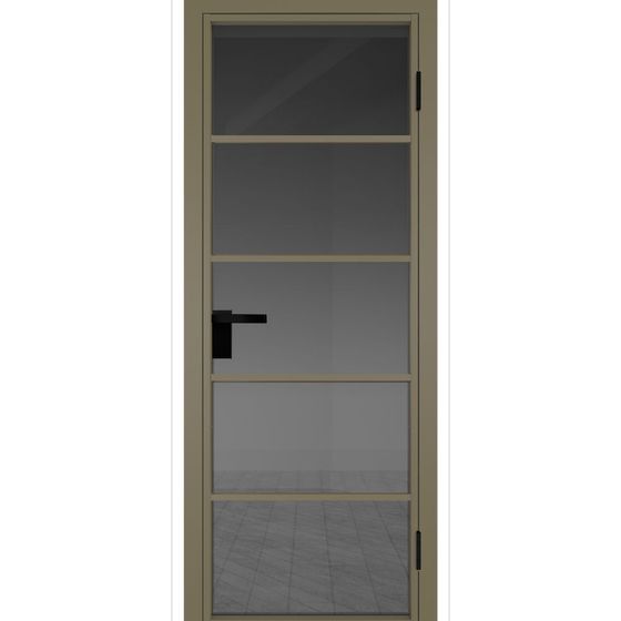 Межкомнатная дверь алюминиевая Profil Doors 14AG шампань остеклённая