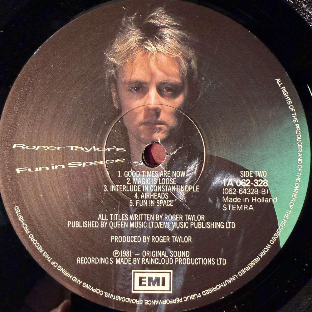 Roger Taylor ‎– Roger Taylor's Fun In Space (Голландия 1981г.)