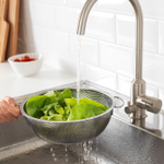 Дуршлаг IKEA IDEALISK, нержавеющая сталь, диаметр 25 см