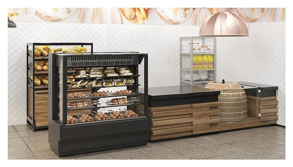 Витрина холодильная Lida Plus (1280х1000х1500 мм)