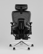 Кресло офисное TopChairs Prodigy с оттоманкой черный