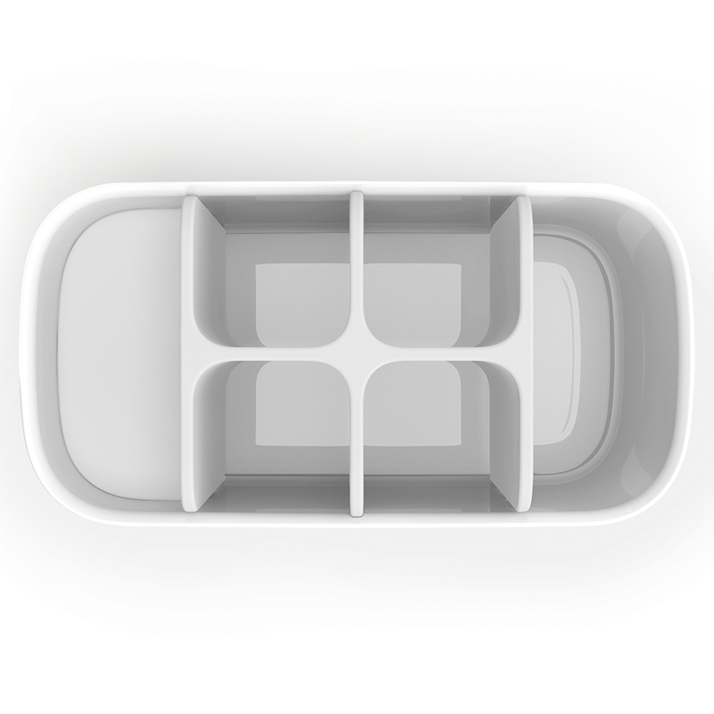 Органайзер для зубных щеток easystore™, 13х9,5х17,5 см, белый