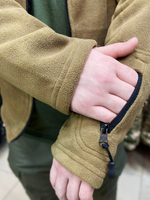 Флисовая кофта Han-Wild с капюшоном Песок