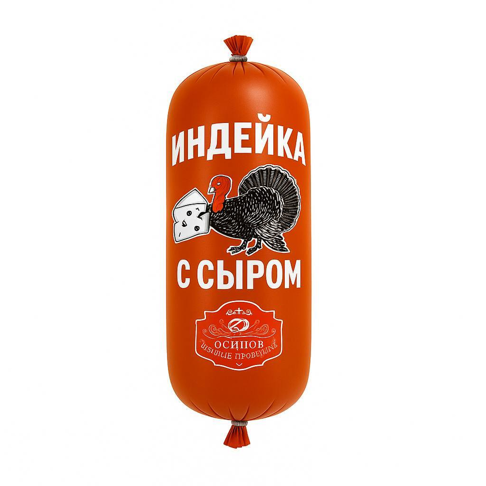Колбаса Индейка с сыром Мясные Продукты вес