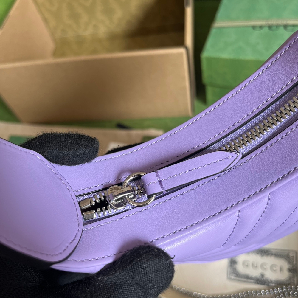 Gucci Marmont Half Moon Shaped Bag