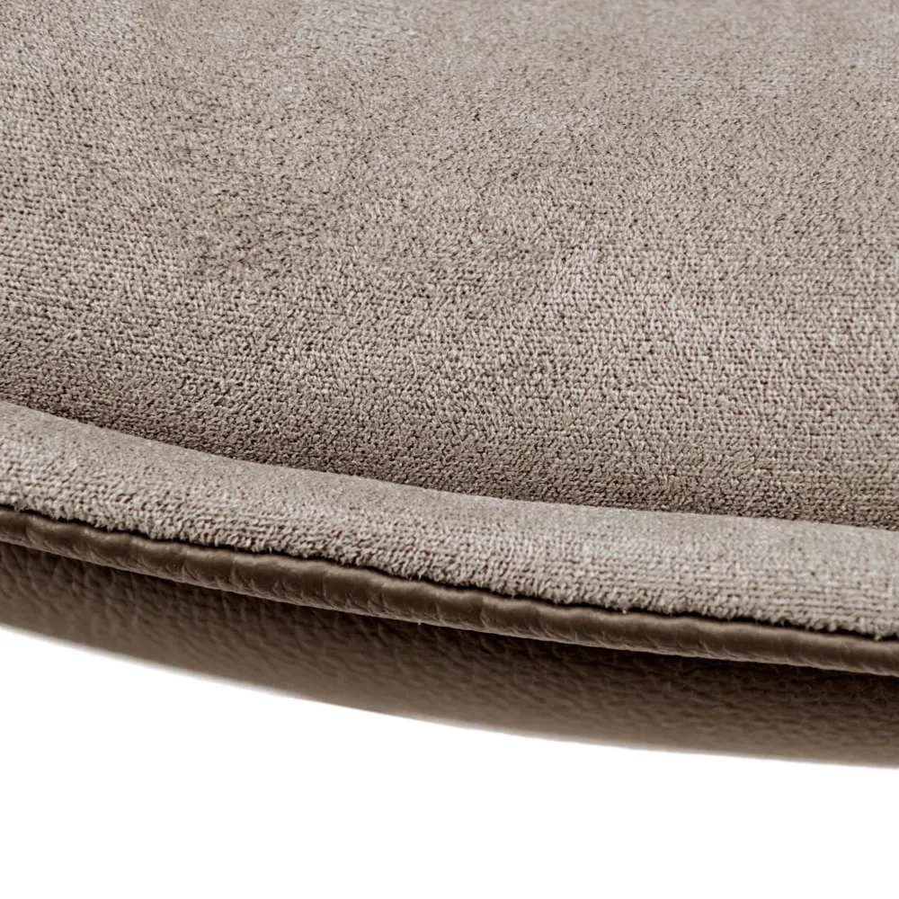 Кресло LOBSTER CHAIR латте искусственная замша, коричневый