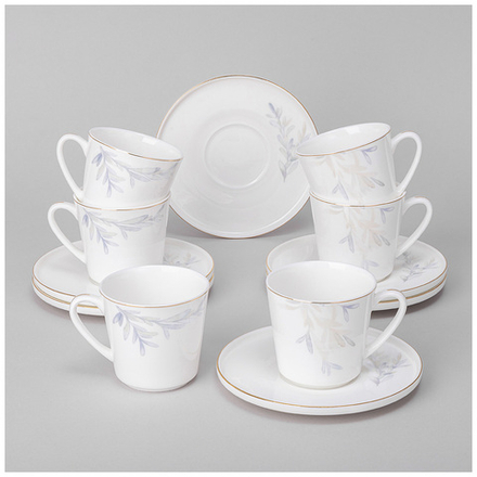 КОФЕЙНЫЙ НАБОР LEFARD "INSPIRATION" ЛАВАНДА НА 6 ПЕР. 12 ПР. 220 МЛ (КОР=4НАБ.)