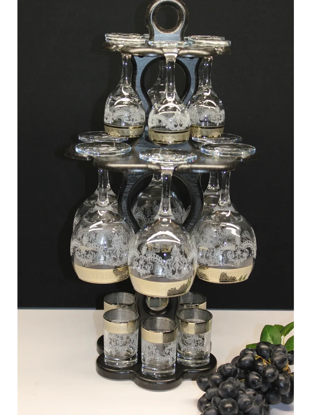 Барный набор 18 предметный с фужером