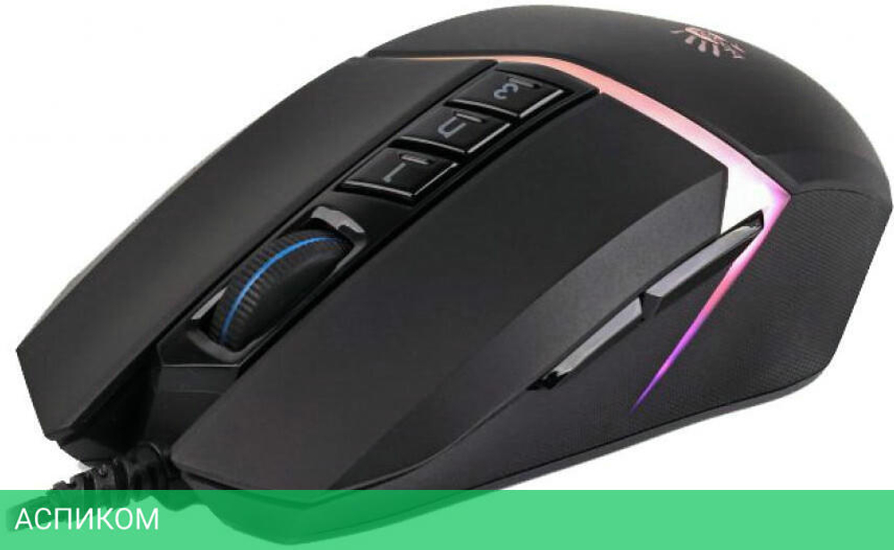 Мышь A4Tech Bloody W60 Max черный