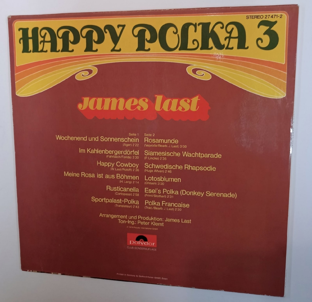 Orchester James Last Happy Polka 3 (Germany 1974)