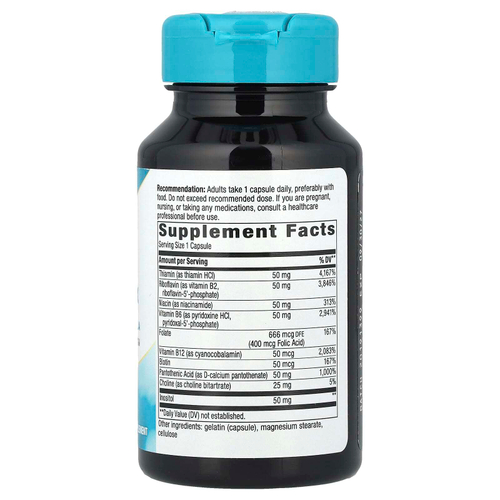 Nature's Way, комплекс витаминов B-50, 100 капсул