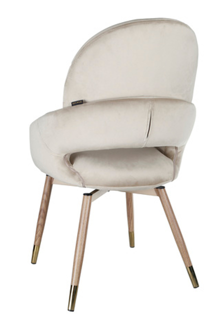 Стул обеденный Ist Casa Виола, бежевый, орех