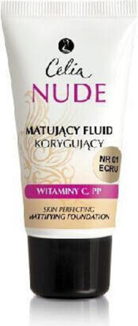 Celia Nude Make-Up matująco-korygujący 02 Natural 30 ml