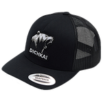 Бейсболка Narval Dichka! Roar Rawcut Black&White с сеткой 5P -