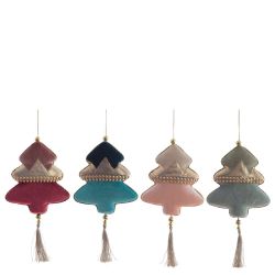 GAEM Украшение новогоднее "Ёлка", L13 W4 H25 см, 4в.