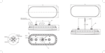 Фонарь задний Fristom FT-320 LED DI 3 функции 12/24 В