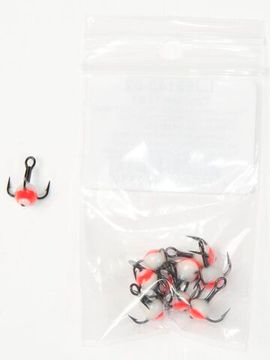 Крючок-тройник для приманок Lucky John с каплей цвет. разм.014/02