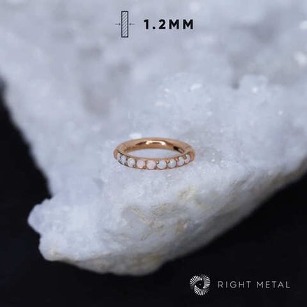 Кликер Twilight Opal #17 PVD Rose 1.2мм