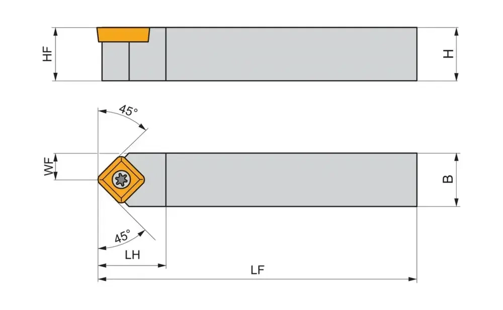 Державка SSDCN1616H09 СпецТехИнструмент