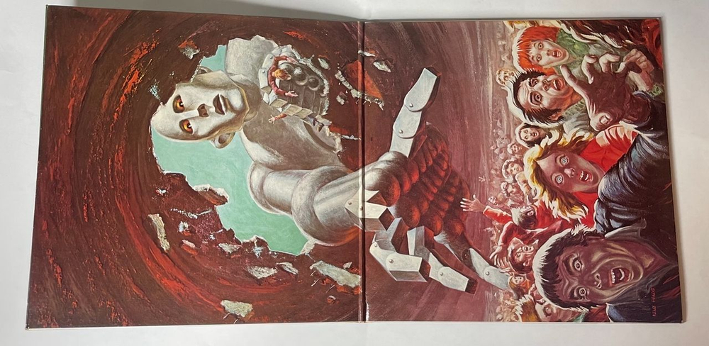 Винтажная виниловая пластинка LP Queen News Of The World (Франция 1978) (Зеленый Винил)
