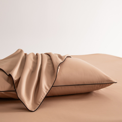 Комплект постельного белья Однотонный Сатин Элитный OCE015
