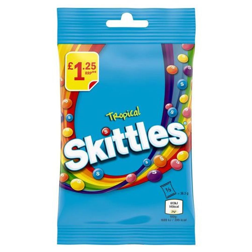 Драже Skittles Tropical (Тропический) 109 гр