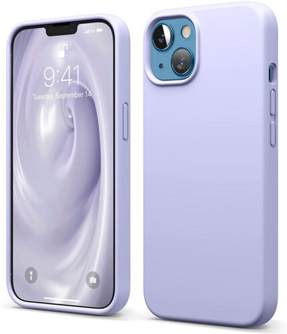 Накладка Apple 13 mini силикон purple Coblue