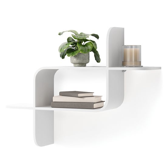 Полка настенная montage, белая