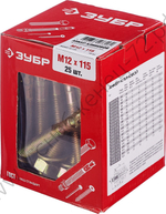 ЗУБР М12 х 115 мм, клиновой анкер, 25 шт (302032-12-115)